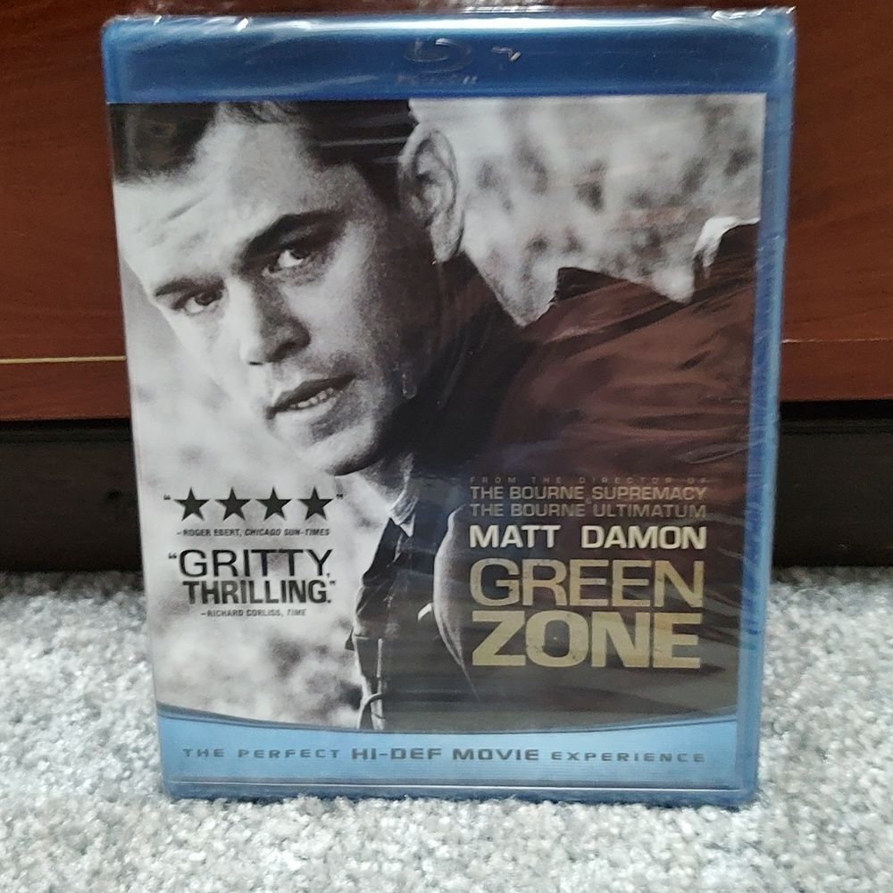 Green Zone (Blu-ray Disc, 2010) Matt Damon, Amy Ryan - Brand New & Sealed